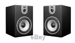 Pair Of Soundsation 8 Inch Powered Studio Monitors Active Dj Grab A Bargain