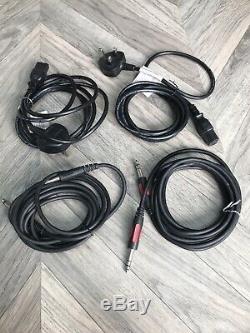 Pair Of Yamaha HS50M Studio Monitors Plus Power Leads & 2 x Stereo cables