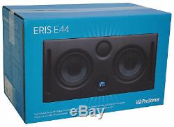 Pair Presonus ERIS E44 85w Active Powered Dual 4 MTM Studio Monitors+21 Stands