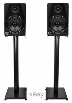 Pair Presonus ERIS E44 85w Active Powered Dual 4 MTM Studio Monitors+29 Stands