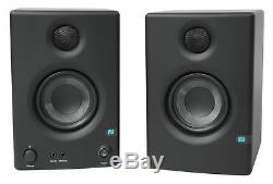 Pair Presonus Eris E3.5 3.5 Powered Studio Monitor Speakers+Studio Headphones