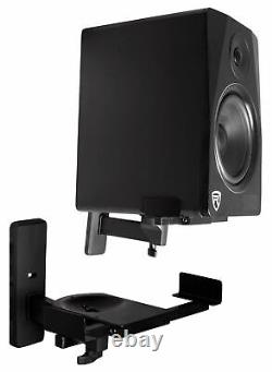 Pair Presonus Eris E3.5 3.5 Powered Studio Monitor Speakers+Wall Mount Brackets