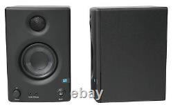 Pair Presonus Eris E3.5 3.5 Powered Studio Monitors Speakers with Acoustic Tuning