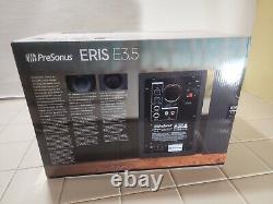 Pair Presonus Eris E3.5 3.5 Powered Studio Monitors Speakers with Acoustic Tuning