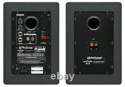 Pair Presonus Eris E4.5 Powered 2-Way 4.5 Studio Monitors+8 Active Subwoofer