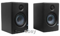 Pair Presonus Eris E4.5 Powered 2-Way 4.5 Studio Monitors+8 Active Subwoofer