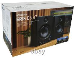 Pair Presonus Eris E5 BT 5 Powered Studio Monitors with Bluetooth + Headphones