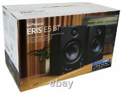 Pair Presonus Eris E5 BT 5 Powered Studio Monitors with Bluetooth + Microphone