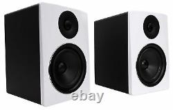 Pair Rockville APM6W 6.5 350W Powered USB Studio Monitor Speakers+37 Stands