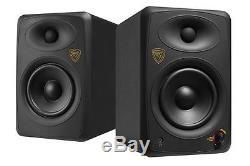 Pair Rockville ASM5 5 Powered USB Studio Monitors + Stands+Foam Isolation Pads