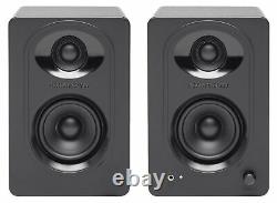 Pair Samson M30 3 Powered Studio Monitor Speakers+Powered 10 Subwoofer Sub