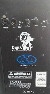 Pair Speakers Active 400 W XXL Digix 412 Used