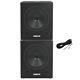 Pair Vonyx SMWBA18 18 Inch Active Powered DJ Disco Party Subwoofers Subs 2000W
