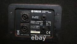 Pair Yamaha AX15W 15in 1000w Subs Modded now ACTIVE with power amp VGC