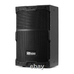 Pair of 10 Active DJ PA Speakers with Top Hat and Fly Points PDY210A