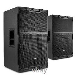 Pair of 12 Active DJ PA Speakers with Bluetooth and DSP PDY212A