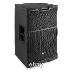 Pair of 12 Active PA DJ Speakers with Bluetooth, DSP and Stands PDY212A