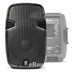 Pair of 12 Active Powered Speakers Mobile DJ Karaoke PA Set 1200W SSC2310