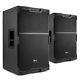 Pair of 15 Active DJ PA Speakers with Bluetooth and DSP PDY215A