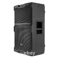 Pair of 15 Active DJ PA Speakers with Bluetooth and DSP PDY215A