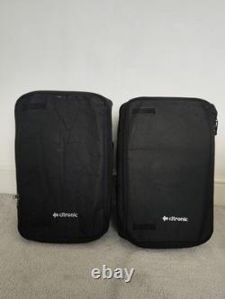 Pair of 800W DB Technologies 10 inch Active Powered Speakers with carry cases