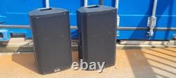 Pair of ALTO TS312 Powered Loudspeakers with Cables + Padded cases