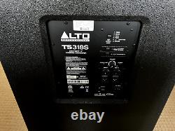 Pair of ALTO TS318s 18 inch Powered Active Subwoofers