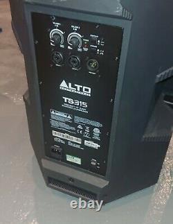Pair of ALTO ts315 ACTIVE POWERED Speakers 1000w rms per cabinet