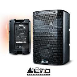 Pair of Alto TX208 Active Speakers 600W 8 Powered PA DJ Loudspeakers NEW
