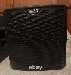Pair of Alto TX212S 12 Active Powered Subwoofer, Used, GOOD CONDITION