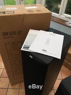 Pair of B&W DM605 S2 Active Powered Speakers Audiophile Bowers & Wilkins