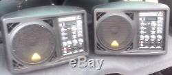 Pair of Behringer B207 Mp3 powered speakers