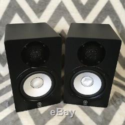 Pair of Black Yamaha HS50M HS50M 5 Powered Monitor Speakers Sound Great