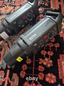 Pair of Bowens Esprit Gemini GM250 Studio Flash Heads
