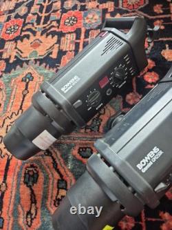 Pair of Bowens Esprit Gemini GM250 Studio Flash Heads