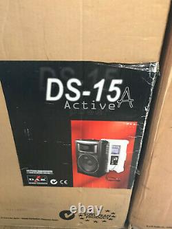 Pair of DAS Audio DS-15A Powered Speakers Mint Boxed