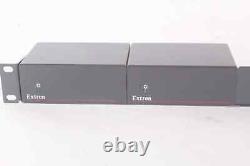 Pair of Extron ASA 304 Quad Active Audio Summing Amplifiers with Power Supplies
