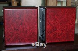 Pair of Focal Solo 6 Be red self-powered monitor speakers