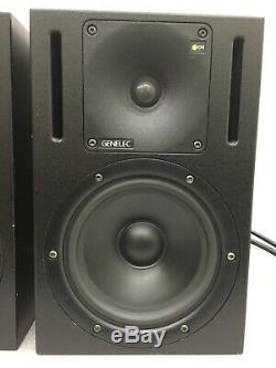 Pair of Genelec 1030A Bi-Amplified Powered Studio Monitors Active Speakers