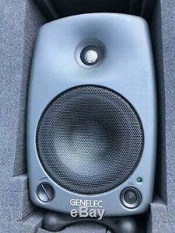 Pair of Genelec 8030B Powered Studio Monitor Speakers Bi-Amplified