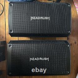 Pair of HeadRush FRFR108 MK2 2000W Full Range Powered 1x8 Speakers