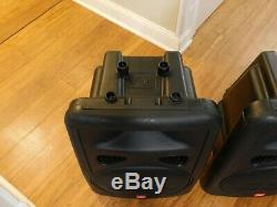 Pair of JBL EON15 G2 Two-Way Bi-Amplified Powered PA Speaker Work Great