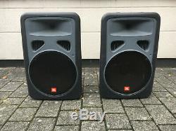 Pair of JBL EON Power15 Active Powered PA Speakers