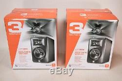 Pair of JBL LSR305 5 Powered Studio Reference Monitor, 5 Woofer, 1 Tweeter