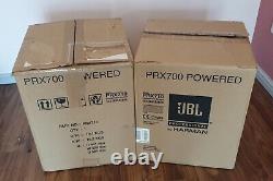Pair of JBL PRX710 Powered Speakers, 10 Two-Way, 133dB SPL, 1500W each