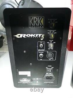 Pair of KRK ROKIT 5 G3 with Power Leads & XLR Leads (Black)