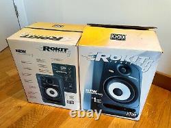Pair of KRK ROKIT Powered 5 G3 Powered Active Studio Monitors Pre-owned