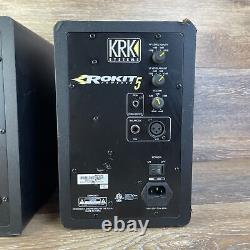 Pair of KRK ROKIT Powered 5 RPG2 Black Wired Active Studio Monitor Speakers