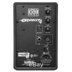 Pair of KRK Rokit RP4G3 Professional Active Powered Studio DJ Monitor Speakers