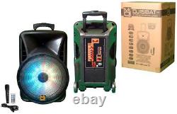 Pair of MR DJ DJ15BAT+ 15 Portable Bluetooth Speaker